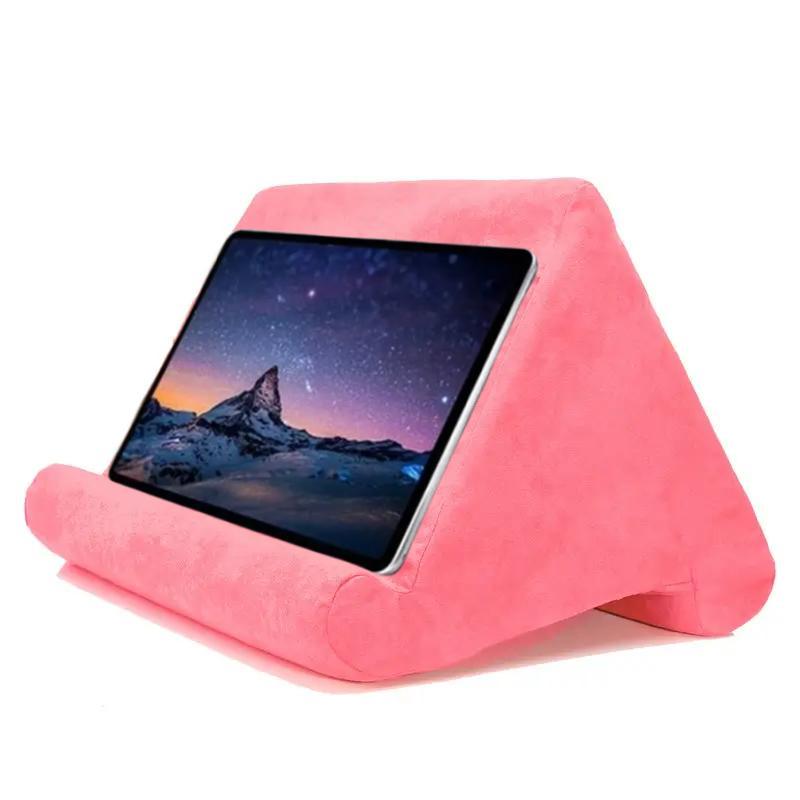 Tablet Holder, Detachable Tablet Stand with Storage Net Pocket, Multifunctional Tablet Holder Suitable for Mobile Phone, Laptop, Desktop Accessories