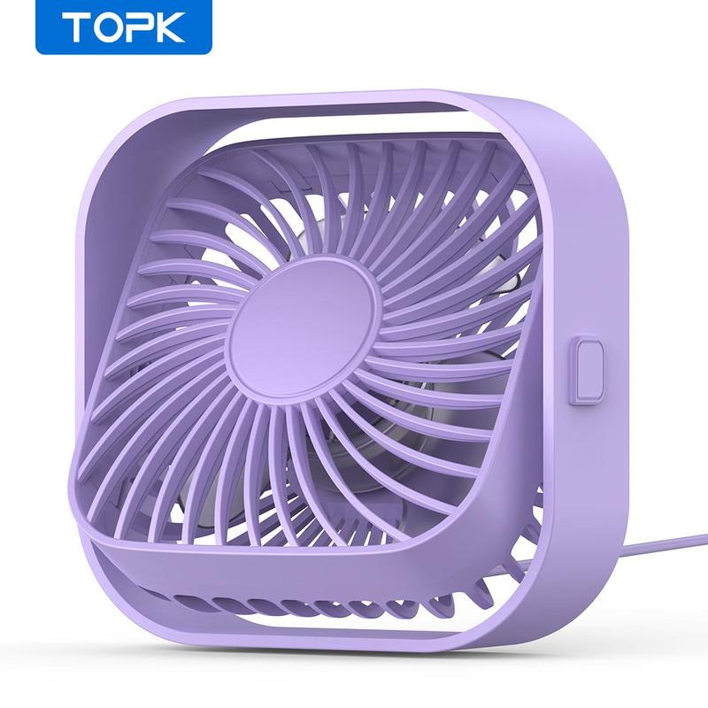 USB Powered Desk Fan for Summer, 360° Adjustable Angle Mini Fan, Portable 3 Wind Speeds Desktop Fan, Adjustment Table Fan For Home Office Car, Cooling Fan, Portable Fan