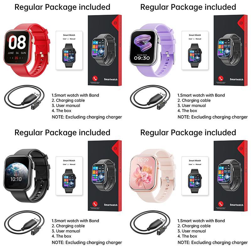 1.85 Inch Multifunctional Smart Watch, Fashion Digital Watch with HD Display & Pedometer, Sports Watch for Women & Men