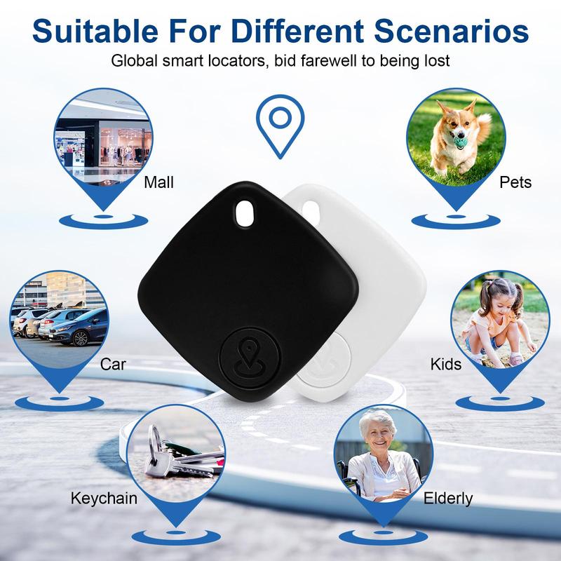 Smart GPS Tracker, 1 Count Rechargeable Mini Locator Compatible with iOS Find My APP, Anti-loss Alert Device, GPS Smart Device, Anti-loss Locator for Car Keys, Pet, Elderly