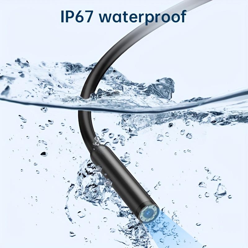 Mini HD Endoscope Camera Waterproof IP67 Adjustable 196.85 Inch Hardline 8mm Industrial Endoscope Camera 8 LED Endoscope For Iphone Mobile Phone