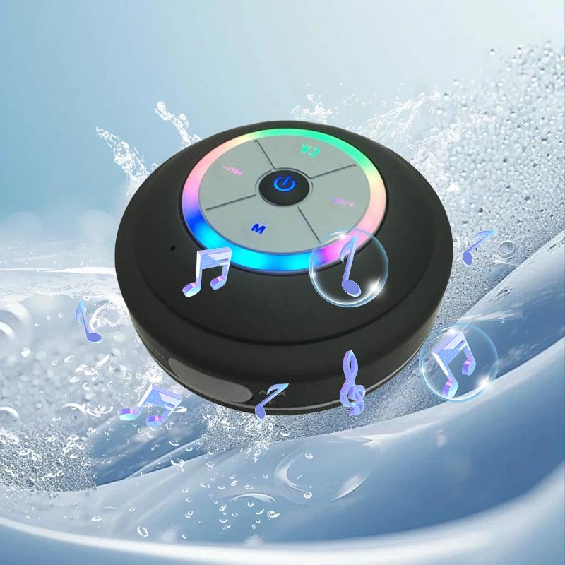 Portable Wireless Speaker, Waterproof Bluetooth-compatible Speaker, USB Rechargeable Speaker, Cute Mini Speaker for Home Bathroom Outdoor