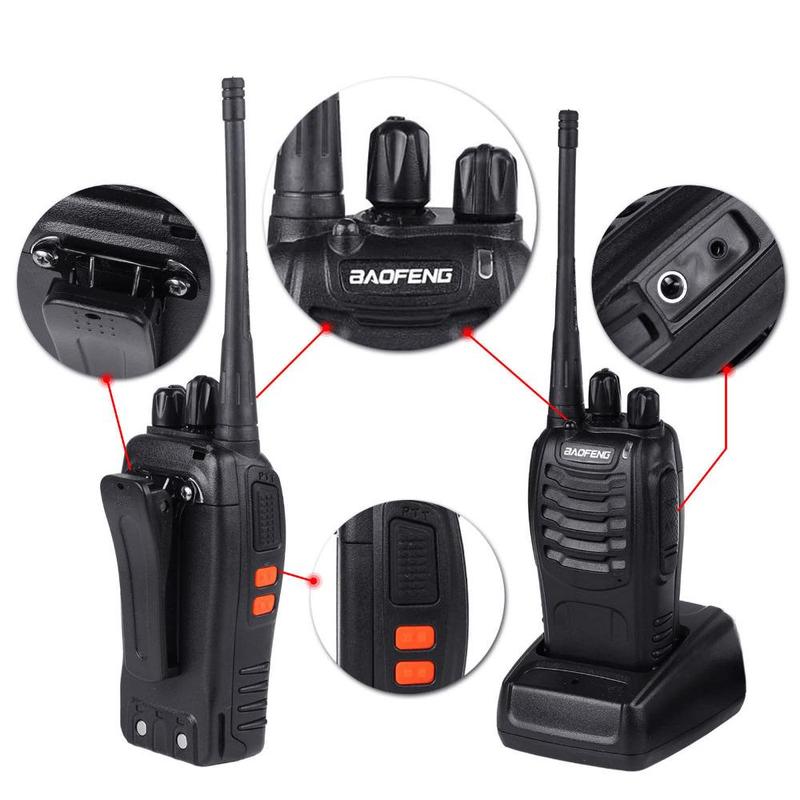 USB Rechargeable Walkie Talkie, 1 Count 16 Channel Two Way Radio, Portable Handheld Walkie Talkie for Outdoor Camping Hiking