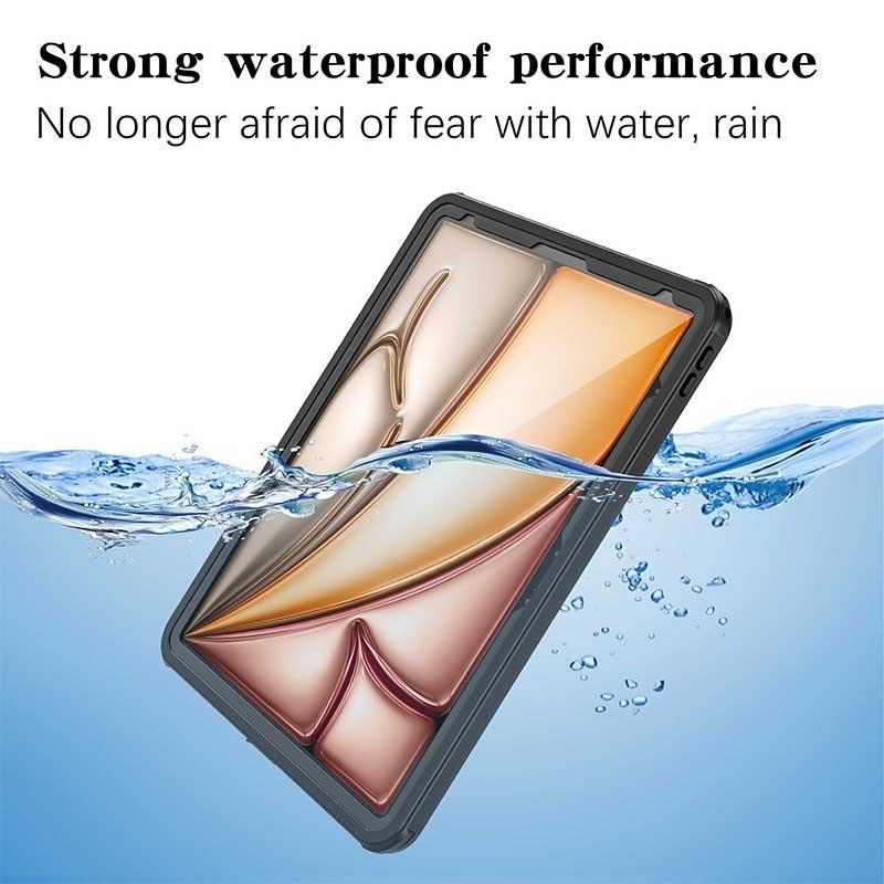 Waterproof Tablet Case, 1 Count Shockproof Tablet Protective Cover, Anti-scratch Tablet Protector for iPad Air 6th Generation 2024, iPad Pro 12.9