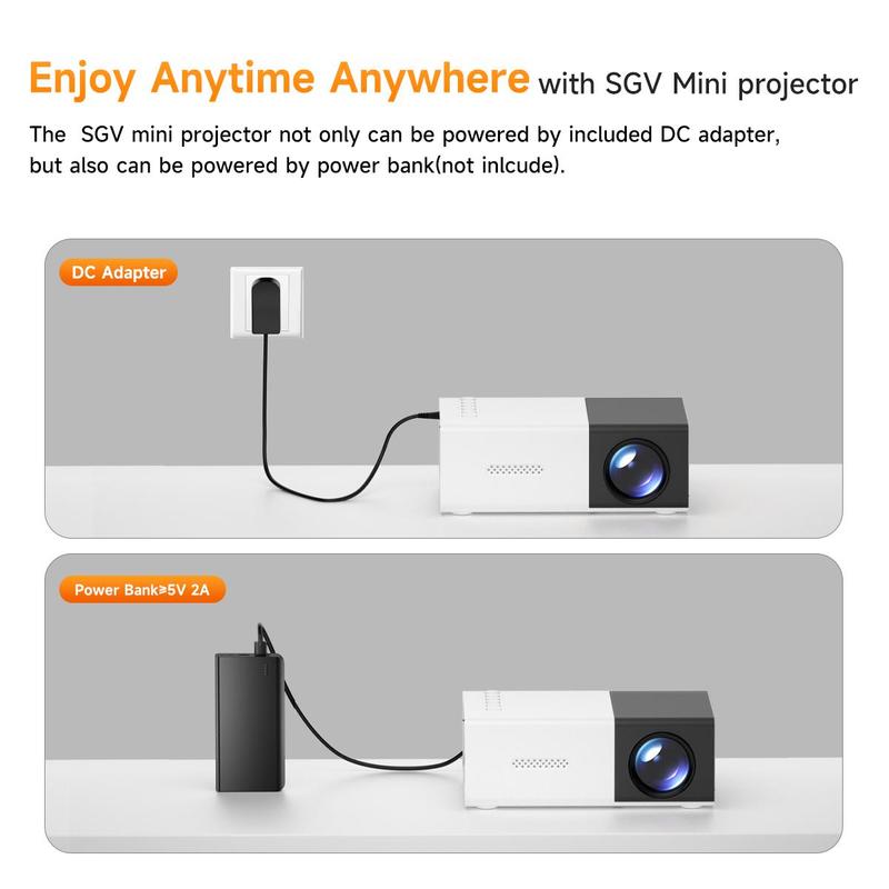 Portable Mini Projector, 100