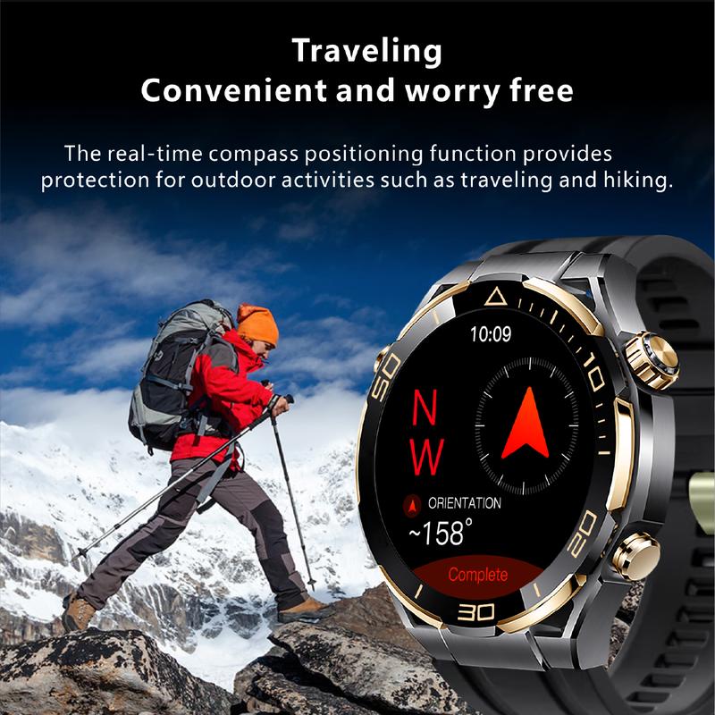 2024 NEW S30 Max Smart Watch Men AMOLED HD Screen GPS Bluetooth Call for IP68 Waterproof Watches Blood Sugar watch