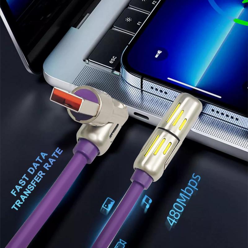 4 in 1 USB Charging Cable, FastCharging MAX 240W USB A+ Type CMulti-function Aluminum Alloy 240Wfor iPhone 16 15 14 Samsung GalaxyAndroid Phones and Tablets iPad ProSmartphone Cellphone ElectronicMobile Charger