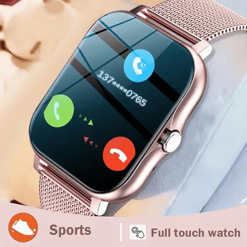 2024 Trend Smart Watch with Full Touch Display and Wireless Call Function-Fitness Tracker, Compatible with Android and IOS, Perfect Gift for Mother's Day, Father's Day, Valentine's Day, Holiday Season