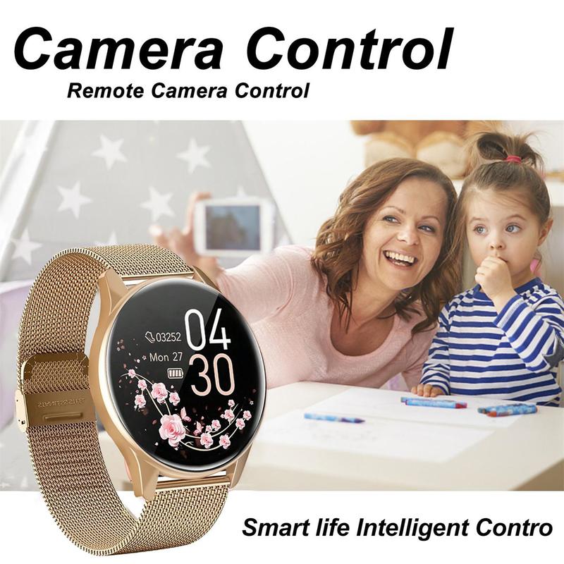 Smart Watch for Men & Women, Outdoor Watch with Wireless Call Dial, Incoming Call Alert & Rejection, Message Alert View, Multiple APP Alerts, Custom Wallpaper, Smart & Wearable Devices Compatible with iPhone Andriod Smartphone