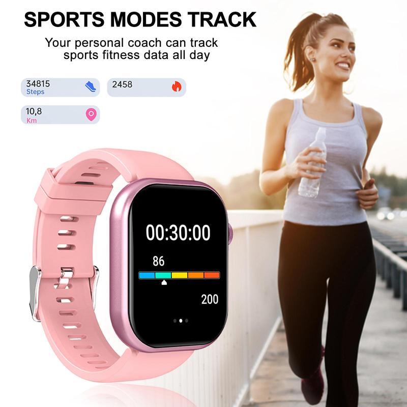 Multifunctional Smart Watch, 1 Count Fashion Digital Watch with Phone Call, Weather Forcast, Music Control, Sports Watch for Women & Men