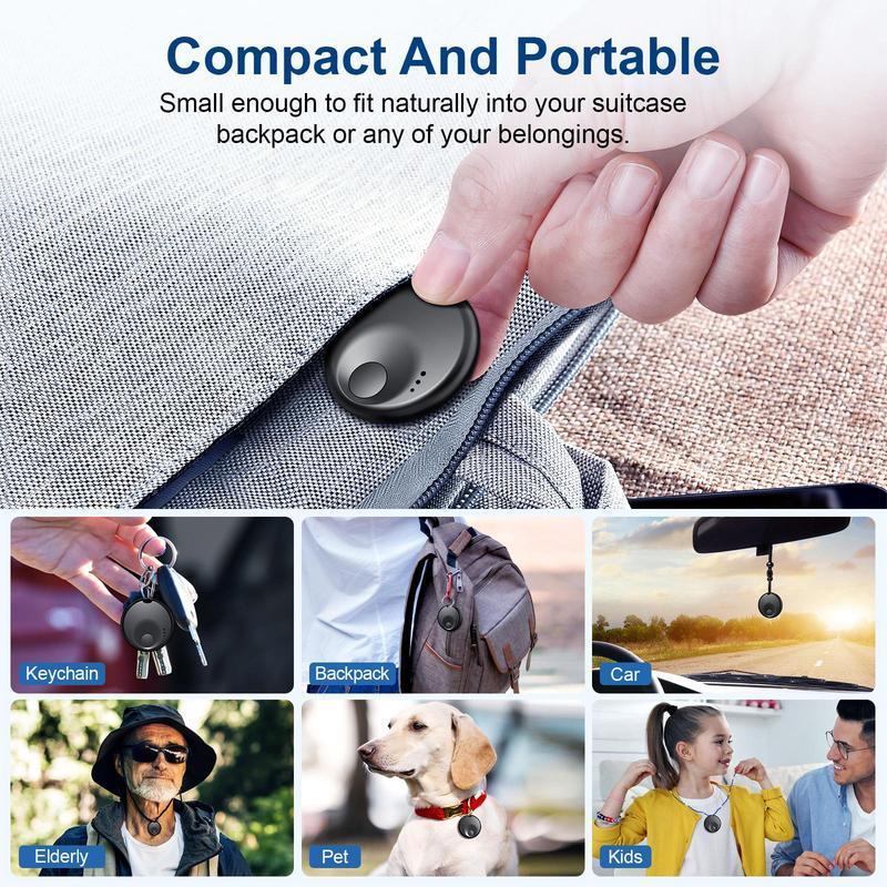 Anti-loss Smart GPS Tracker, 1 Count Mini GPS Tracker, Portable Anti-loss Reminder, Tracking Accessories, Small Gifts for Pet, The Elderly