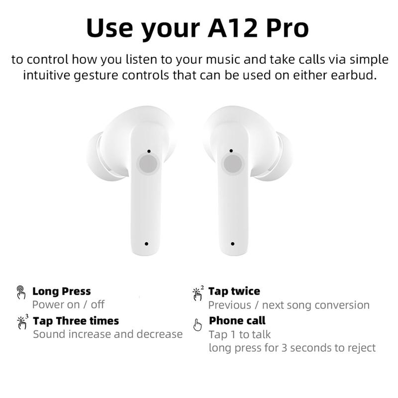 In-ear Design Wireless Earphone, TWS Noise Cancelling Earphone with Touch Control, Bluetooth-compatible Earbuds for Mobile Phone