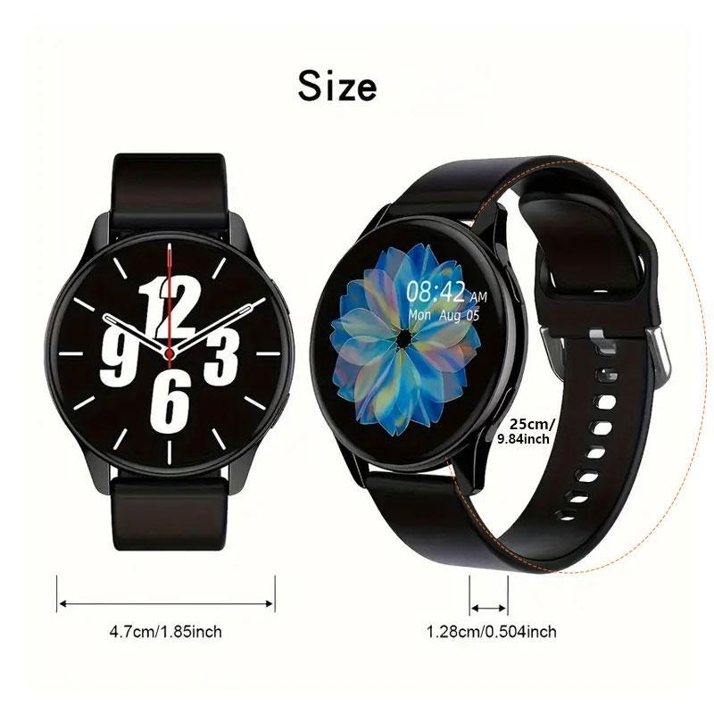 Smart Watch for Men & Women, Outdoor Watch with Wireless Call Dial, Incoming Call Alert & Rejection, Message Alert View, Multiple APP Alerts, Custom Wallpaper, Smart & Wearable Devices Compatible with iPhone Andriod Smartphone