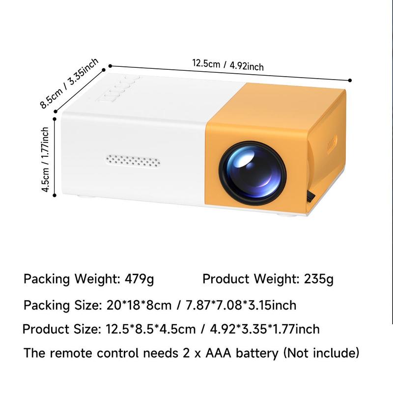 Portable Mini Projector, 100