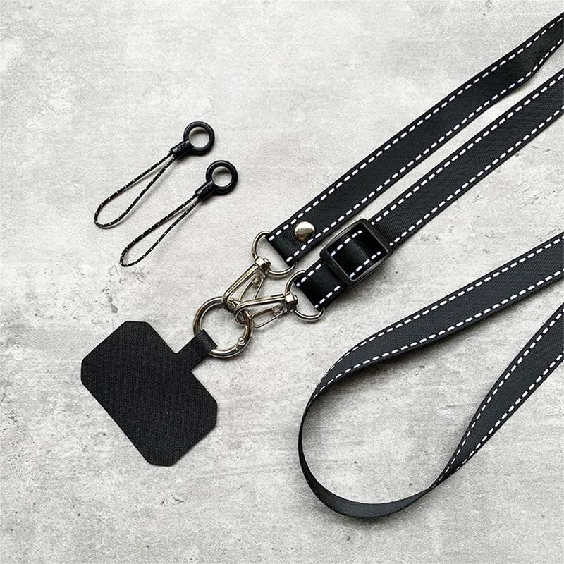 Adjustable Phone Lanyard, Long Crossbody Phone Strap, Soft Fabric Phone Strap, Anti-lost Phone Case Lanyard, Phone Accessories for Women & Men