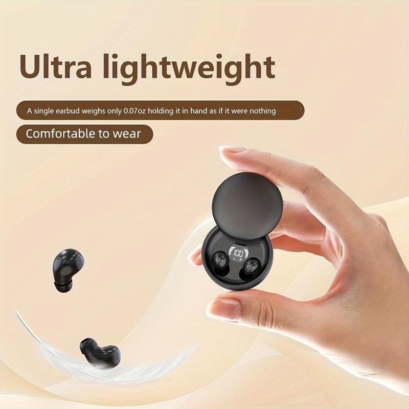 Invisible Smallest Mini Wireless Headset, Suitable for Small Ears Meatus Acusticus, Low Profile Covert Spy Headset Wireless Micro Hidden Headset with Microphone Small Headset