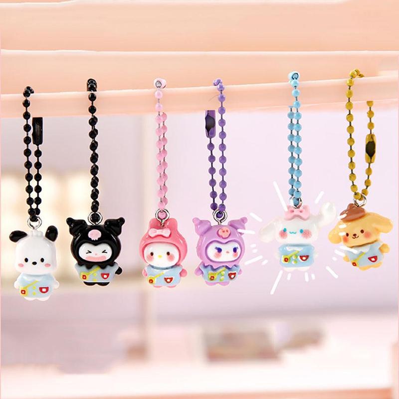 SANRIO Cute Cartoon Design Phone Chain, Creative Phone Lanyard, Fashion Phone Charm for Women & Girls, Mobile Phone Decoration Accessories