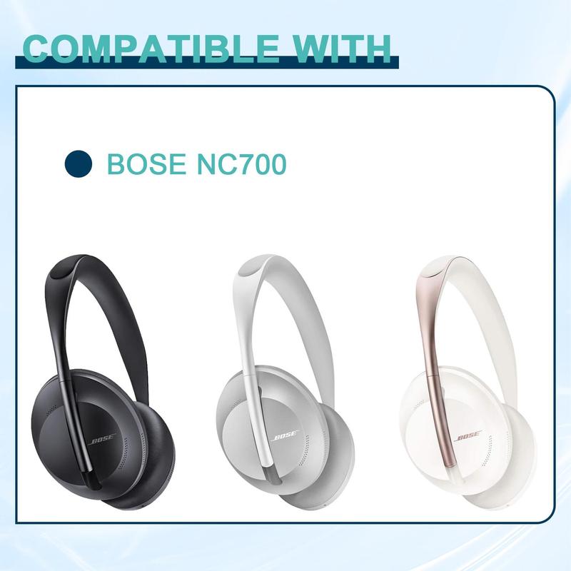 Replacement Earpads Cushions for Bose NC700 Wireless Headphones, Ear Cushions Headset Earpads Ear Cups Cover Repair Parts