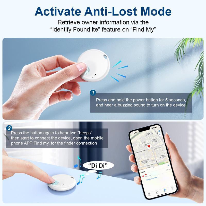 Anti-loss Smart GPS Tracker, 1 Count Mini GPS Tracker, Portable Anti-loss Reminder, Tracking Accessories, Small Gifts for Pet, The Elderly