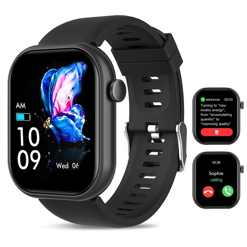 Multifunctional Smart Watch, 1 Count Fashion Digital Watch with Phone Call, Weather Forcast, Music Control, Sports Watch for Women & Men