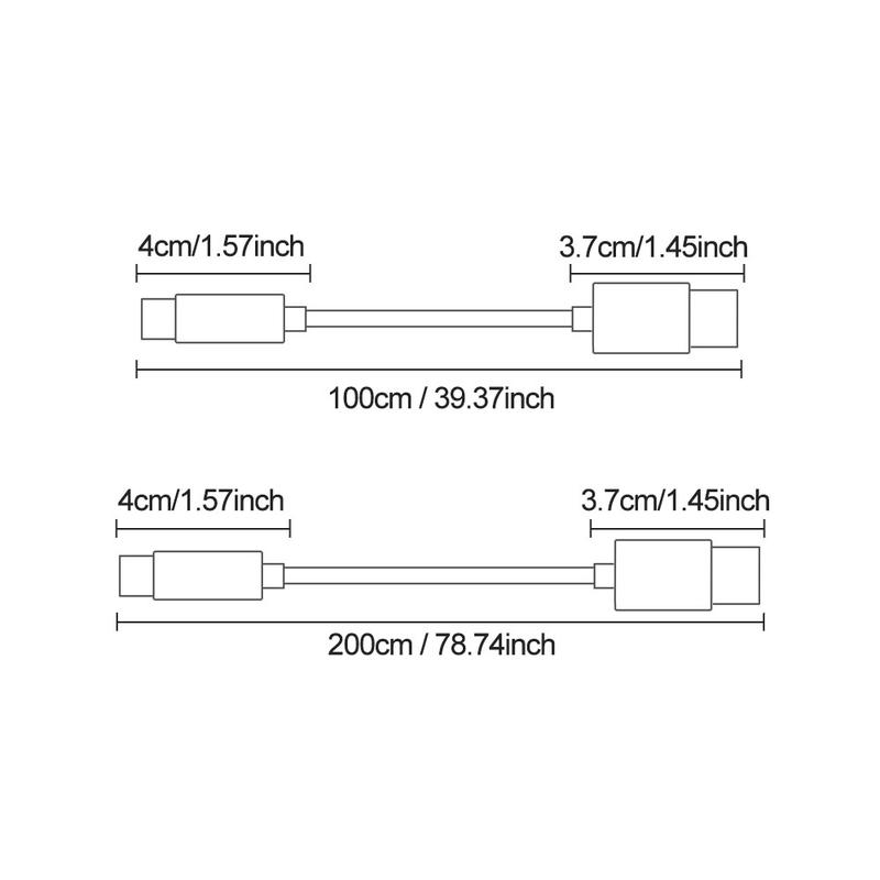 100W Digital Display Fast Charging Data Cable, USB-C Data Cable, Type-C Phone Charging Cable for Samsung S24 Xiaomi Redmi Huawei