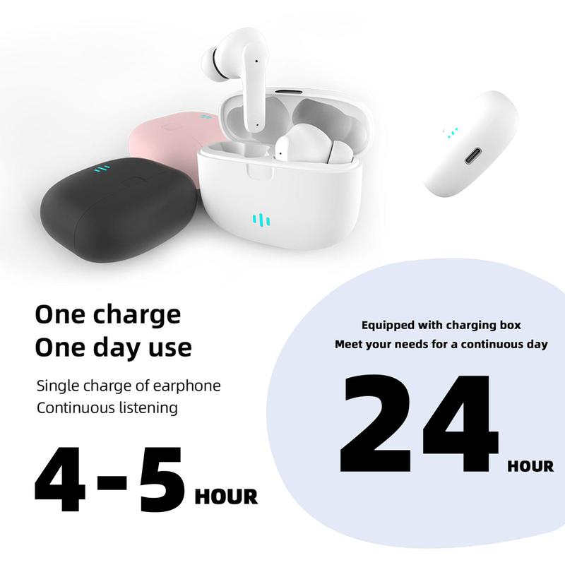 In-ear Design Wireless Earphone, TWS Noise Cancelling Earphone with Touch Control, Bluetooth-compatible Earbuds for Mobile Phone