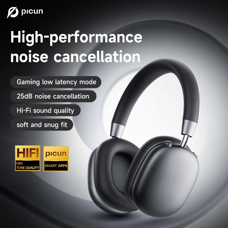 [Give the Gift of Perfect Sound] Picun F5 Wireless Earbud Headphones, Bluetooth 5.4 Low-Latency, -25dB Noise Cancellation, Electronic Connection, Hi-Fi Audio Connection Headset