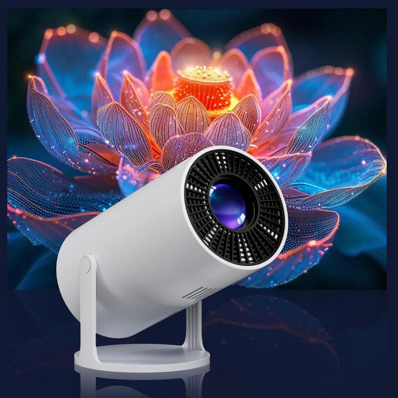 Portable Outdoor Projector, 720P HD Projector, Home Theater Projector, Suitable for Home Outdoor Office, Compatible with USB HDMI 3.5mm Headphones