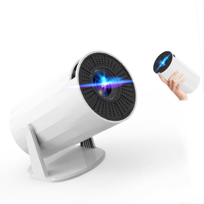 Portable Wireless Projector, WiFi Bluetooth-compatible LCD Projector, Professional Outdoor Movie Projector, Android WiFi BT Projector for Indoor & Outdoor Use