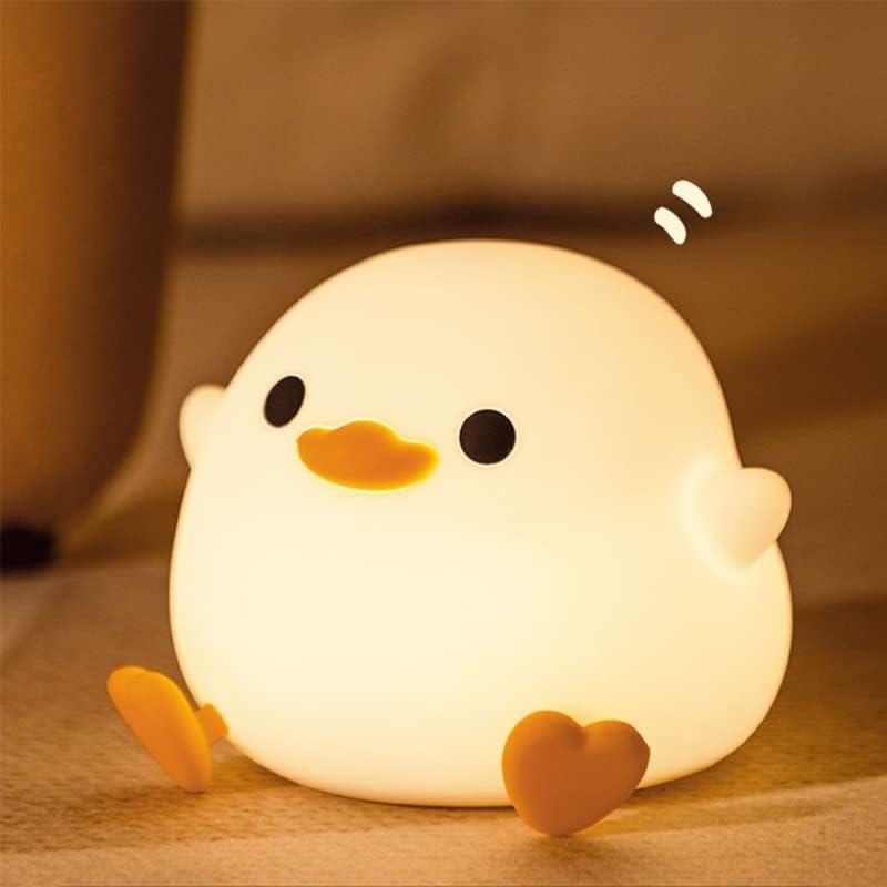 Cute Duck Design Night Light, USB Rechargeable Dimmable Night Light, Decorative Light For Bedroom, Living Room