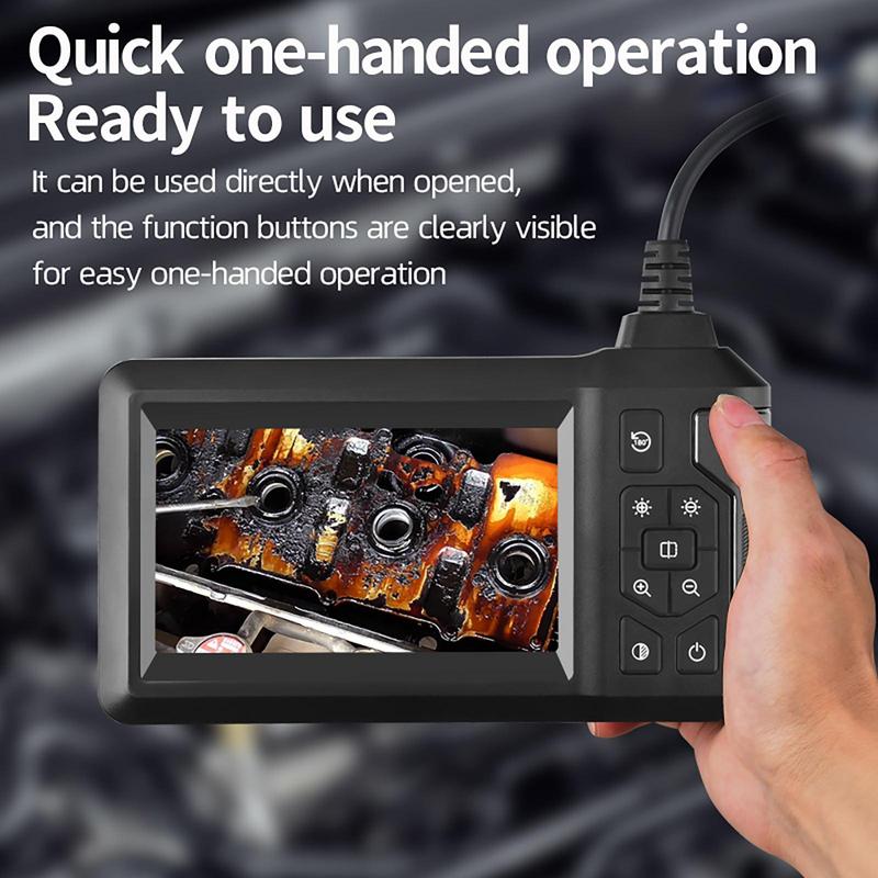 1920P HD Snake Camera with 8 LED Lights, Waterproof Endoscope Camera with 4.3 Inch Screen, Borescope Inspection Camera for Sewer, Pipe, Optical Instruments