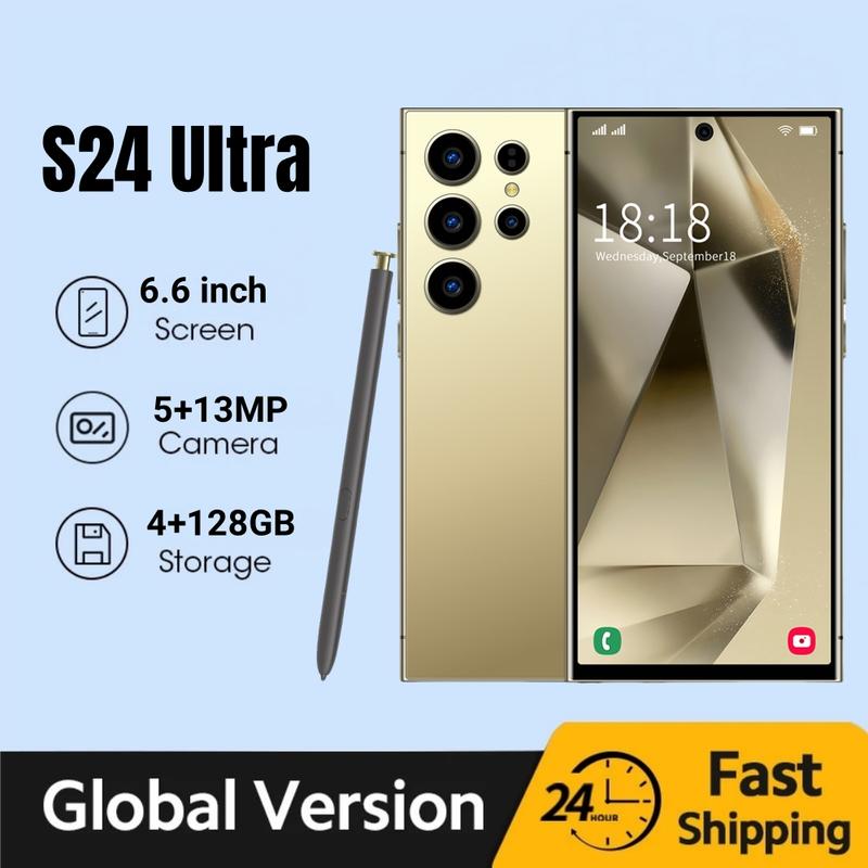 Smarphone S24 Ultra, 6.6 inches, 16+1024GB, 10 cores, 7800mAh, phone, Android, 78+108MP, dual SIM, 5G phone, facial recognition, AI smartphone, unlocked zoom camera, long battery life, S pen, US version, Christmas gifts for 2025