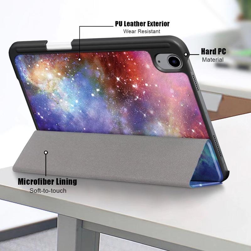 Smart Case for iPad Mini 6 8.3 Inch 2021 iPad Mini 6th Generation Case, Hard Back Cover Cases for 2021 iPad Mini 8.3