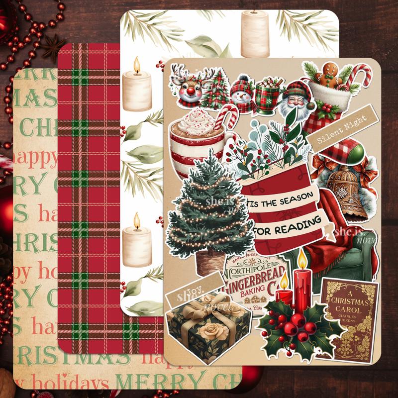 TIS the Season for Reading l-  Kindle | Kobo | Boox E-Reader Cardstock Inserts