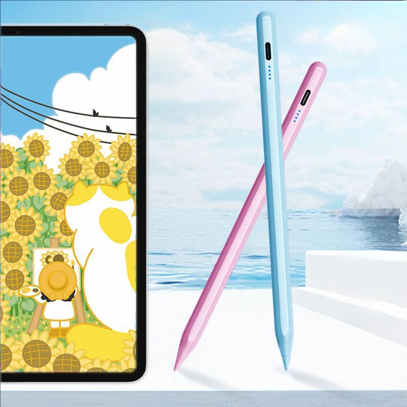 Active Stylus Pen with Anti-palm Rejection, Capacitive Pen with Tilt Function & Magnetic Attachment, Tablet & Computer Accessories for iPad