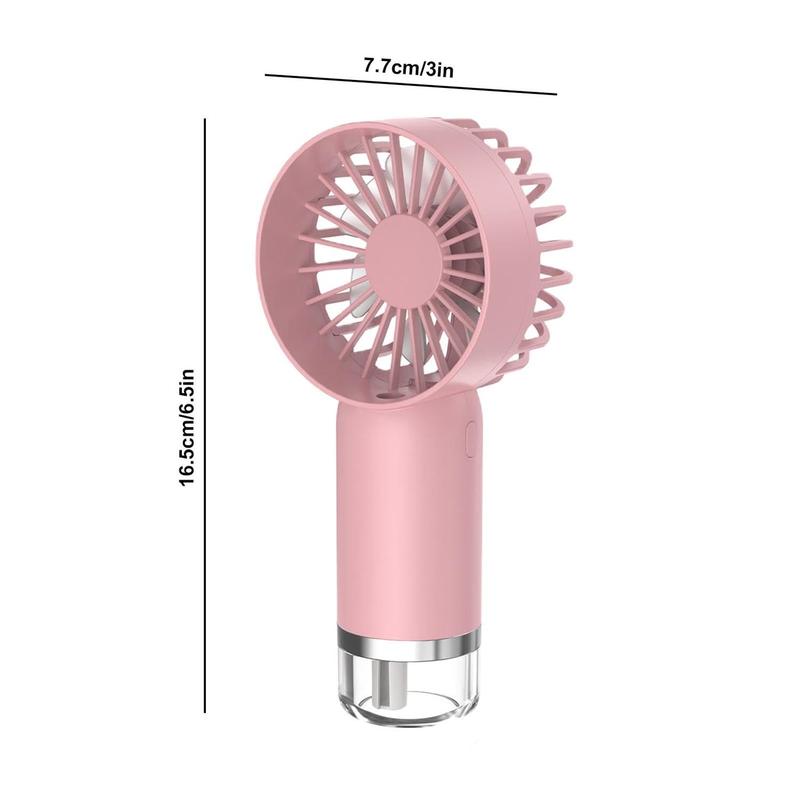 Handheld Misting Fan, USB Rechargeable Handheld Spray Fan, Portable Handheld Spray Fan, Portable Fan for Home, Office, Travel, Outdoor, Back to School Gifts