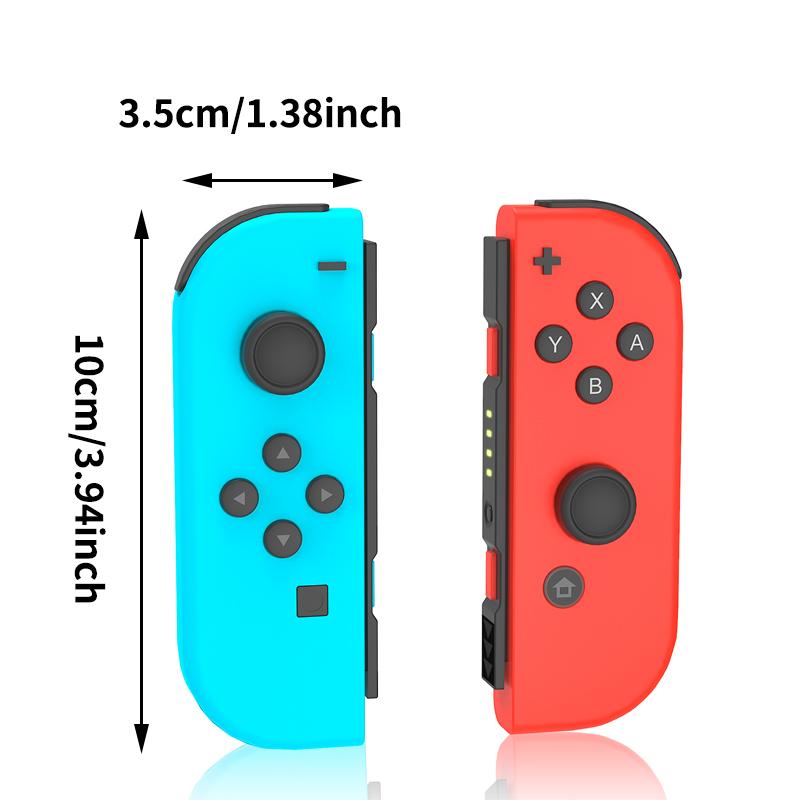 Replacement for Switch Joycons,Switch Controller,Left and Right Switch Joypad Controller Support Dual Vibration Wake-up Screenshot Motion Control,No NFC