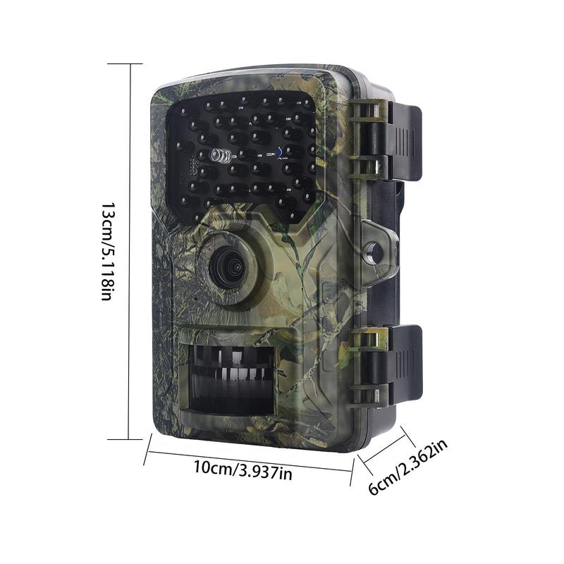 4K HD Night Vision Camera, IP66 Waterproof Wildlife Surveillance Camera, Outdoor Monitoring Camera with 32GB Micro SD Card