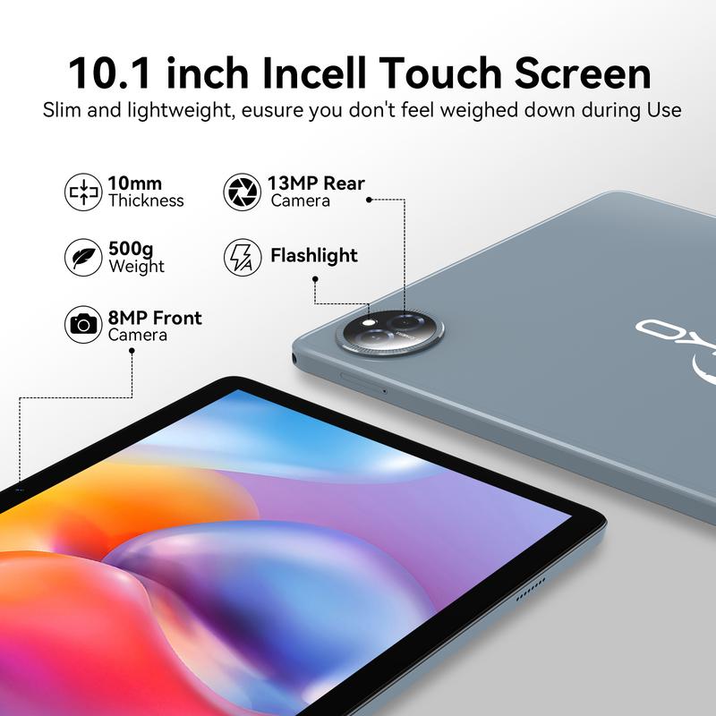 Tablet 10 inch 2024 Newest Android 14 Tablet with 128GB Rom+14GB Ram+2TB Expand, 4G Cellular Tablets with Dual Sim Slot, 2 in 1 Tablet with Case Keyboard Mouse, 5G Wifi, Octa-Core GPS 8000mAh tablet android android tablet