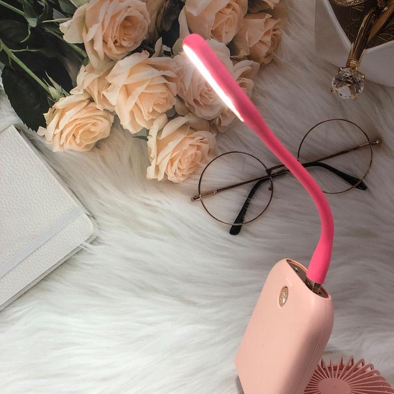 3pcs Bendable Mini USB Light, Foldable Adjustable Desk Mini Lamp, Portable Flexible Reading Light For Bedroom, Home, Office