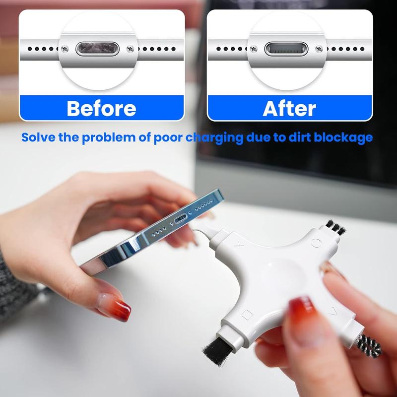 CODOG iPhone Cleaning Kit Port Cleaner Repair & Restore Tool Soft Brush Cleaning Tool Fit for All Devices