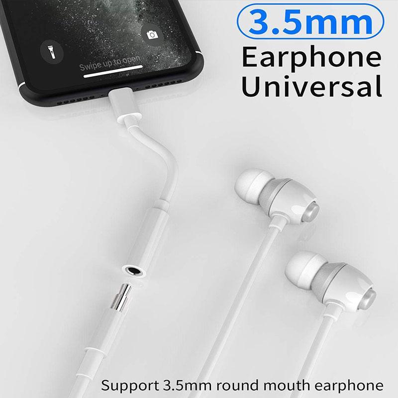 3.5mm Headphone Jack Adapter Cable, Audio Adapter Cable, Music Headphone Converter Cable, Compatible with iPhone