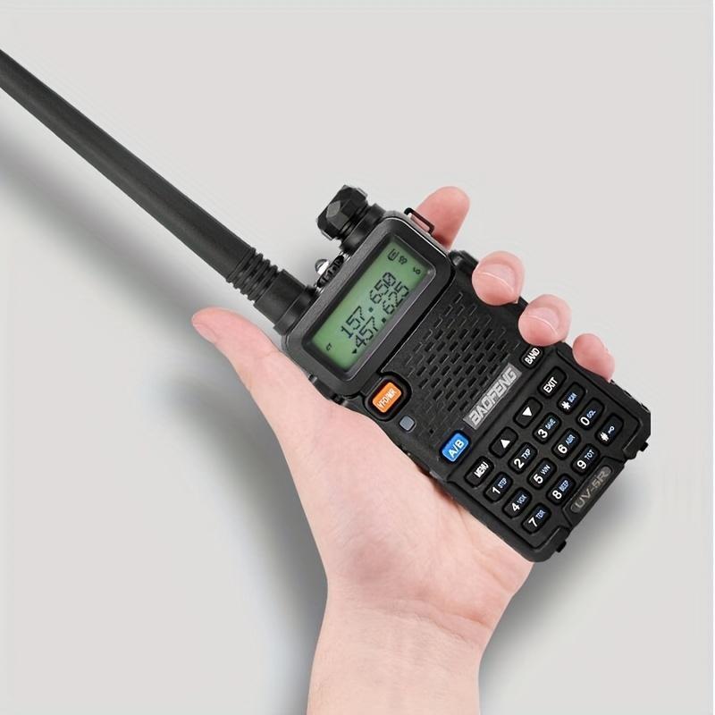 BAOFENG UV-5R Ham Radio, Long Range Two Way Radio, Dual Band 144-148 420-450Mhz Walkie Talkie, Handheld Rechargeable High Power Radio