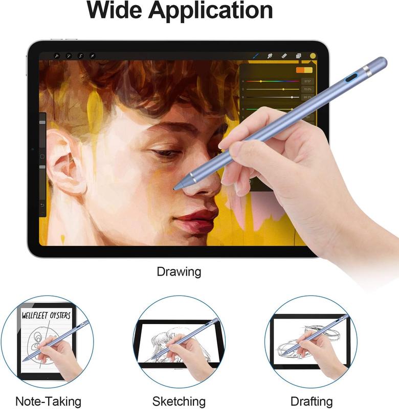 Active Stylus Pens for Touch Screens, Active Pencil  Digital Pens Fine Point Stylist Pen Compatible with  iPad, Android  Phone&Tablet Writing Drawing by