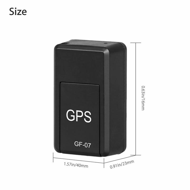 Magnetic GF07 Mini GPS Real Time Car Locator Tracker GSM GPRS Tracking Device Map Monitoring Plastic Sim Usb rearviewcam car gps