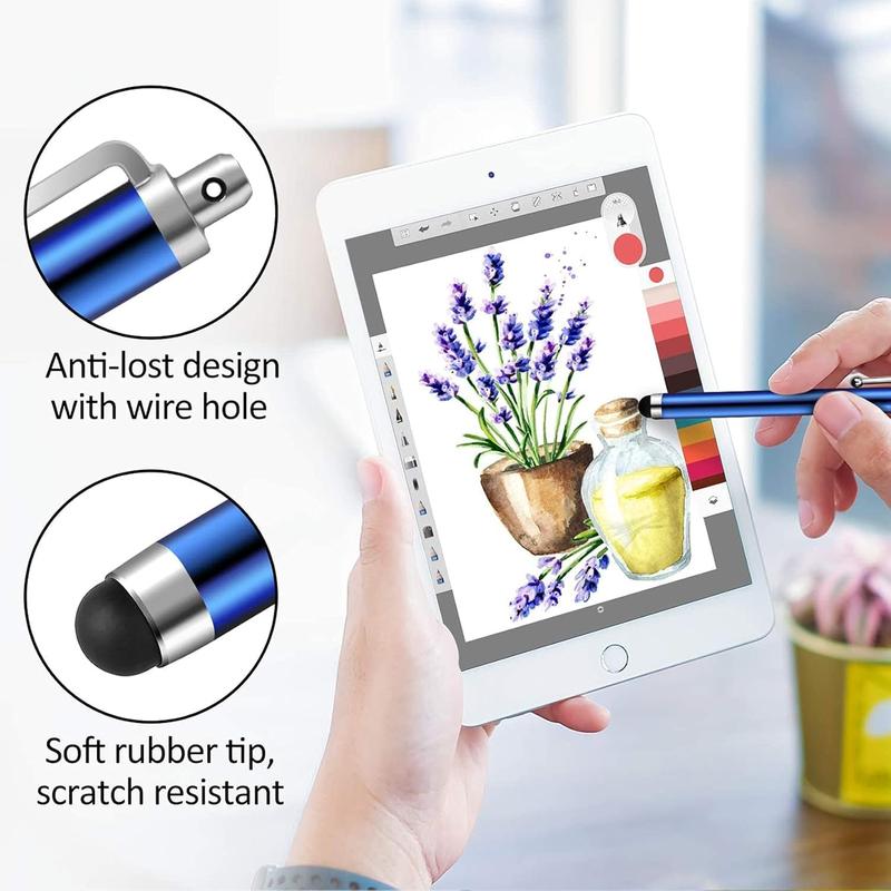 12 Pack Stylus Pen, Stylus Pens for Touch Screens Tablets Android  Smartphones  Galaxy (Multicolored)