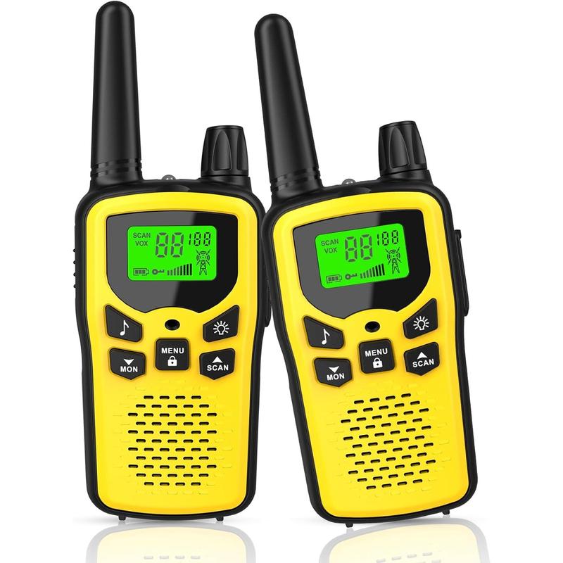 Walkie Talkies,Long Rang Walkie Talkies with 22 FRS Channels,Walkie Talkies for Adults with Lamp,VOX,LCD Display for Outdoor Activities