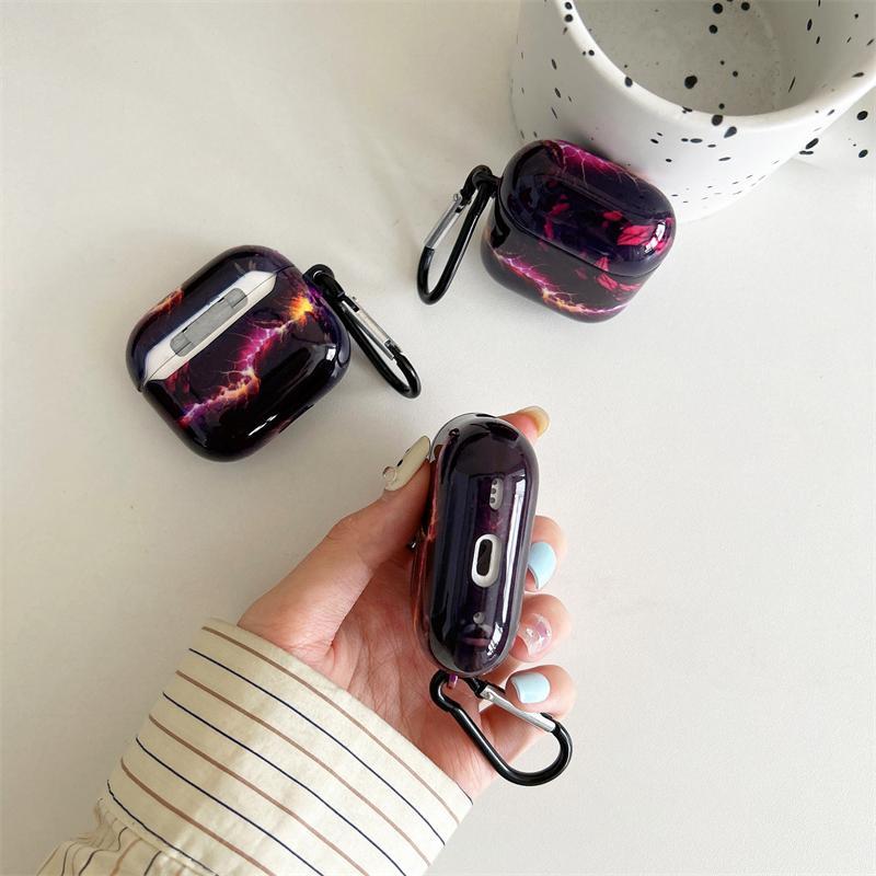 Luminous Stone Design Earphone Case, 1 Count Cute Earphone Protective Cover, Earphone Protector Cover Compatible with AirPods