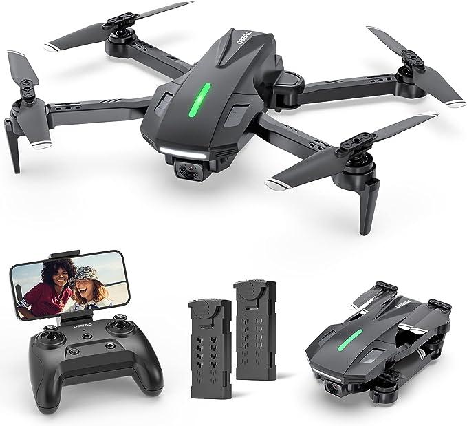 DEERC D70 Mini Drone with Camera,720P HD FPV Foldable Drones,2 Batteries,One Key Start,Headless Mode,Altitude Hold,360 Flip,Drone for beginners,Toys Gifts for beginners Accessories Folding