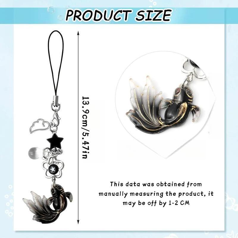 Cute Fish Design Phone Chain, Fashionable Phone Lanyard, Phone Strap for Women & Girls, Fashion Phone Accessories for iPhone 15 Pro Max